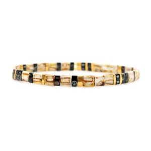 bracelet d'été en perles de verre du japon - seychel