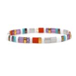 bracelet d'été en perles de verre du japon - toucan