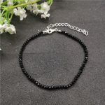 bracelet de cheville en cristal femme