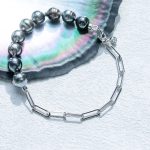 bracelet en perles de tahiti pour femme