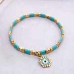 bracelet en perles de verre japonais