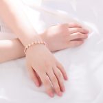 bracelet en perles plates