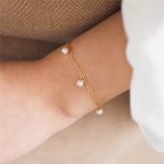 bracelet perle femme hortensia