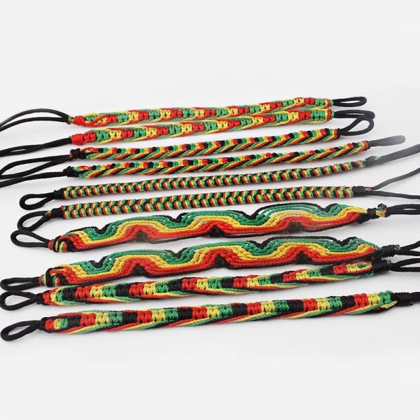 bracelets brésiliens mixtes Rasta