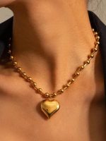 collier acier inoxydable perles