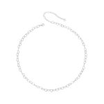 collier argenté motif coeur