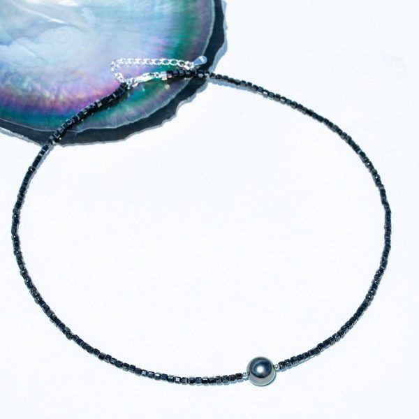 collier avec une perle de Tahiti