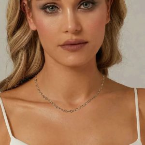 collier coeur argent