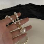collier élégant en perles vintage