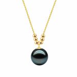 collier élégant perle de tahiti