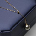 collier élégant perles de tahiti