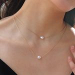 collier en acier inoxydable avec perles