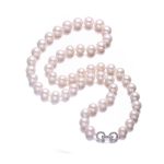 collier en perles de culture magnolia