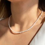 collier en perles de culture ras de cou