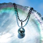 collier en perles de tahiti avec fermoir alizee
