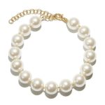 collier grosse perle Greta