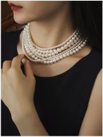 collier long perles tendances Longina