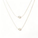 collier perle acier inoxydable