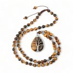 collier perle avec arbre
