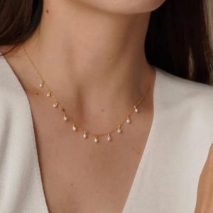 collier perle de culture eliza