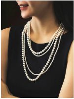 collier perlé Longina élégant