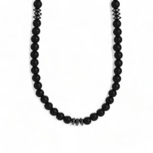 collier perle mode homme