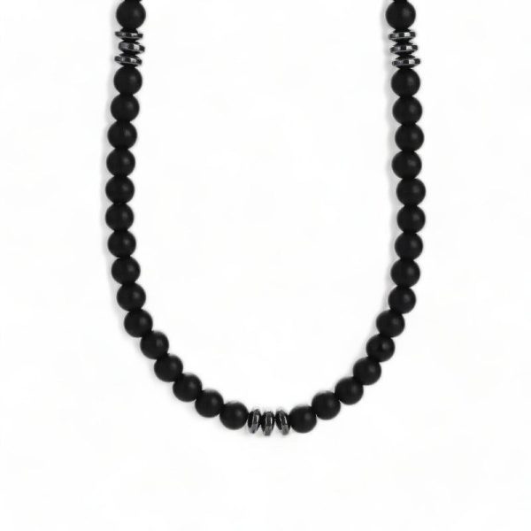 collier perle mode homme