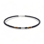 collier perle noire ras de cou
