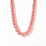 collier perle rose