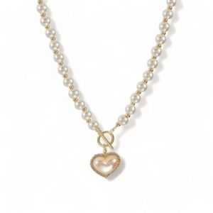 collier perle vintage