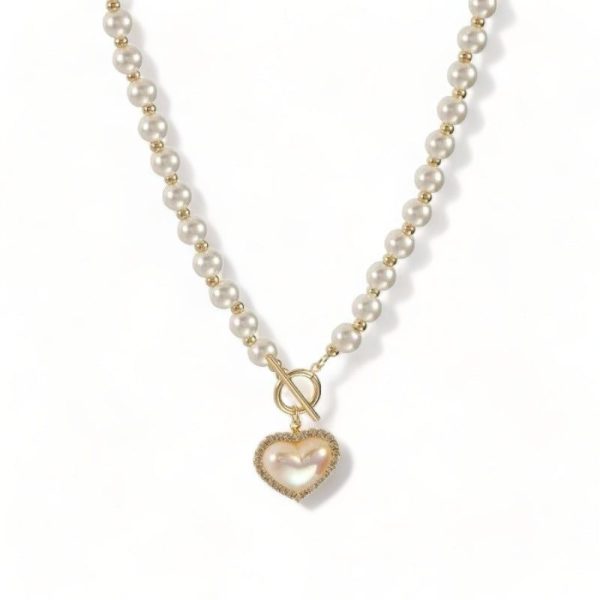 collier perle vintage