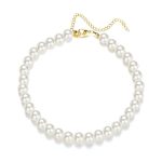 collier perles blanches