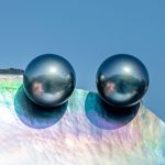 création Sofia boucle d'oreille perle de Tahiti