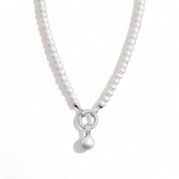 douce collier perle d'eau douce