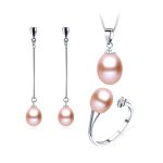 ensemble de bijoux en perles de culture