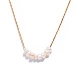 finola - collier fin perles