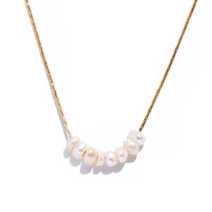 finola - collier fin perles