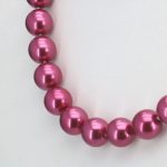 Léonie collier en perles rouges