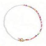paloma - collier perle de rocaille colorées
