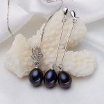 parure élégante en perles