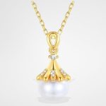 pendentif argent perle de culture