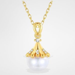 pendentif argent perle de culture