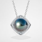 pendentif argent perle de Tahiti