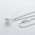 pendentif design perle de culture blanche