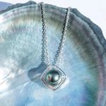pendentif en argent avec perle de Tahiti