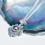 pendentif en perle de tahiti avec diamant