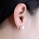 perle de culture boucle d'oreille Aude