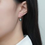 perles de Tahiti boucles d'oreilles Cindy
