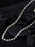 royal collier en argent perles