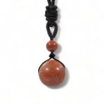 savannah - collier perle marron